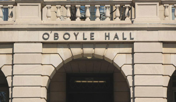 O'Boyle Hall entrance